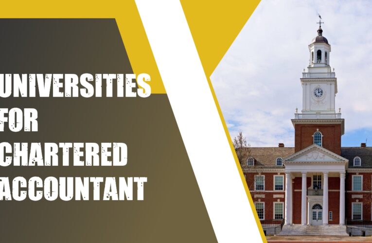 Top 4 Universities for Chartered Accountant (CA) Students in the USA